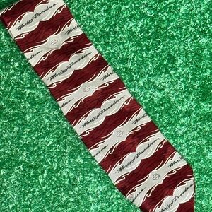 Harley-Davidson Red and White Tie